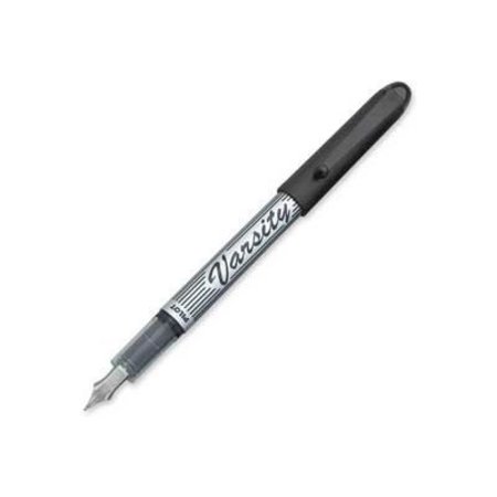 PILOT Pilot® Varsity Disposable Fountain Pen, Medium Point, Black Ink, 1 Each 90010